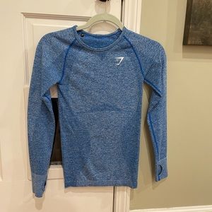GymShark Vital Seamless Longsleeve Top-size xs